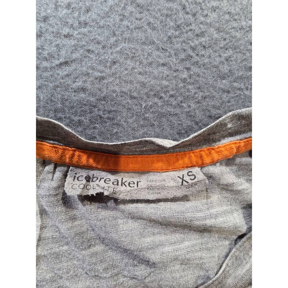 Icebreaker Cool Lite merino wool t-Shirt Gray Men’s Size X-Small A011296 - Picture 5 of 8